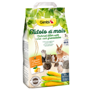 Litters > Corn cob litter with lemon scent | GIMBORN