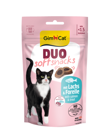 Snacks > DUO SOFT SNACKS with Salmon & Trout 50G | GIMBORN
