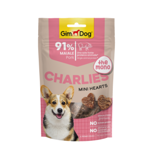 Snacks > CHARLIES THE MONO MINI HEARTS pork 70GR | GIMBORN