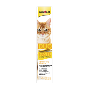 Pastes > GimCat Duo-Paste Multi-Vitamin 12 Vitamins with Cheese 50g | GIMBORN