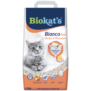 Clumping litters > Bianco Fresh Vanilla&Mandarin 5kg | GIMBORN