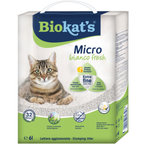 Clumping litters > BIOKAT'S MICRO BIANCO FRESH 6LT | GIMBORN