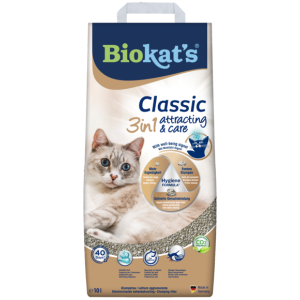 Clumping litters > BIOKAT'S CLASSIC 3in1 ATTRAC. & CARE 10L | GIMBORN