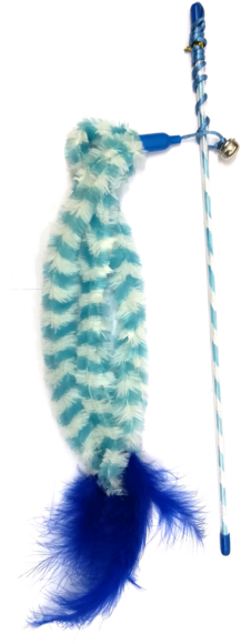 Toys > CAT TEASER W/TRIPLE TAIL | GIMBORN